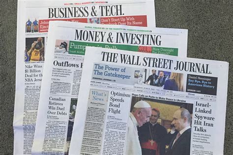 Wsj wi - CFO Journal. CIO Journal. CMO Today. Logistics Report. Risk & Compliance. WSJ Pro Central Banking. WSJ Pro Cybersecurity. WSJ Pro Sustainable Business. …